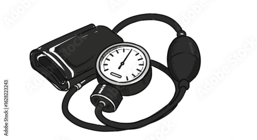 Blood pressure monitoring device for healthcare and medical use in hospitals and clinics