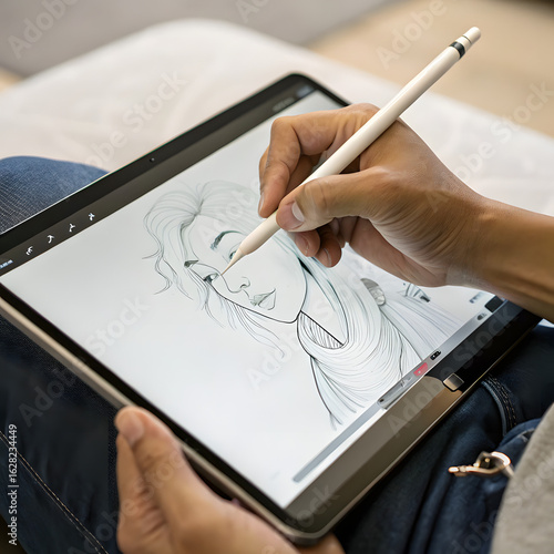 hand writing on a notebook