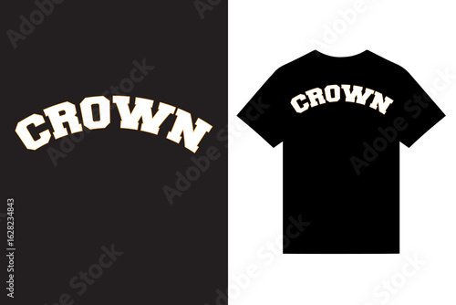 Crown Typography T Shirt Design, King Typography T Shirt Design, Rich Man Typography T Shirt Design, T Shirt  Vector For Print.