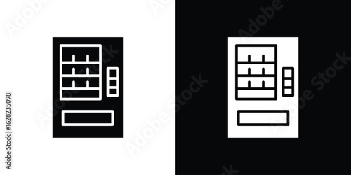Vending machine icon design. vector graphics in flat.