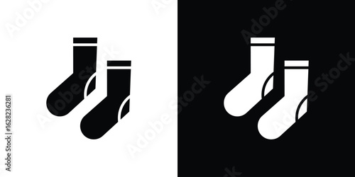 Socks icon design. vector graphics in flat.