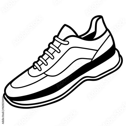 Running Shoe Illustration