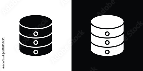 Server icon design. vector graphics in flat.
