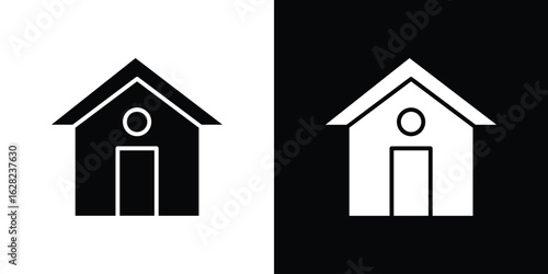 Real estate icon design. vector graphics in flat.