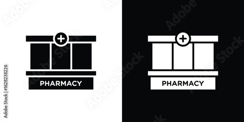 Pharmacy icon design. vector graphics in flat.