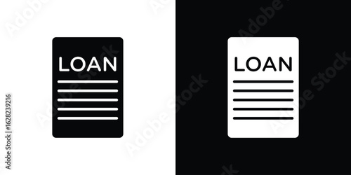 loan icon design. vector graphics in flat.