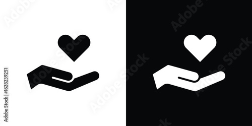 Life insurance icon design. vector graphics in flat.