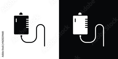 IV bag icon design. vector graphics in flat.