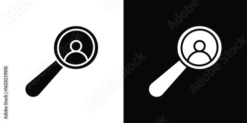 Hiring icon design. vector graphics in flat.