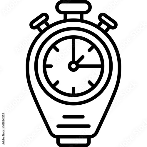 Chronometer Line Icon
