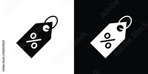 Discount tag icon design. vector graphics in flat.