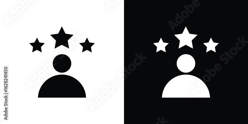 Customer satisfaction icon design. vector graphics in flat.