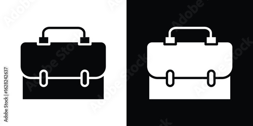 Briefcase icon design. vector graphics in flat.