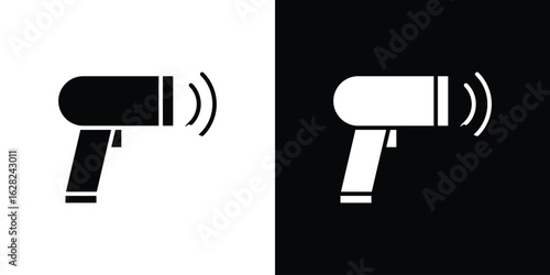 Barcode scanner icon design. vector graphics in flat.