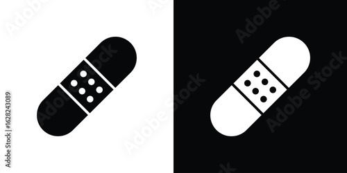 Band aid icon design. vector graphics in flat.