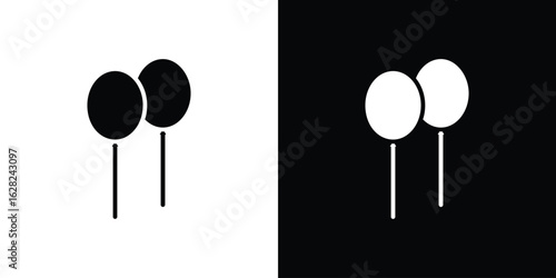 Balloon icon design. vector graphics in flat.