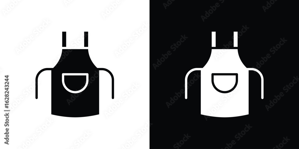 Fototapeta premium Apron icon design. vector graphics in flat.