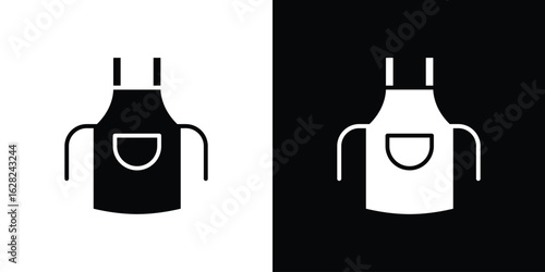 Apron icon design. vector graphics in flat.