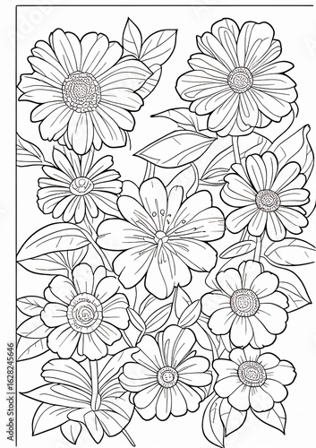 Wallpaper Mural seamless floral pattern Torontodigital.ca