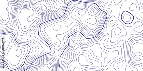  Design illustration for wall art, fabric, packaging, web, banner, wallpaper. Abstract mountain terrain map background with abstract shape line texture. 