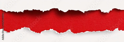 Ripped paper with a red background (1)