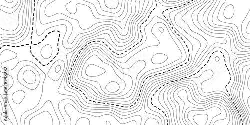 Topographic map lines, contour background. Background of the topographic map. Image grid geographic relief topographic contour line maps cartography texture

