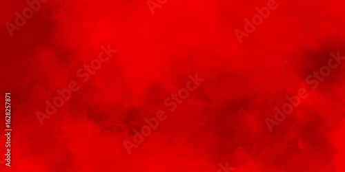 Textured Red Abstract Background with Dark Smudges