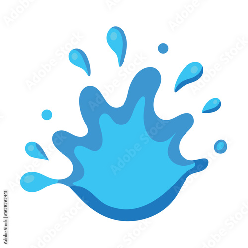 Water splash vector illustration