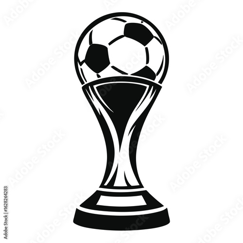 Soccer Football Trophy Cup Vector Icon