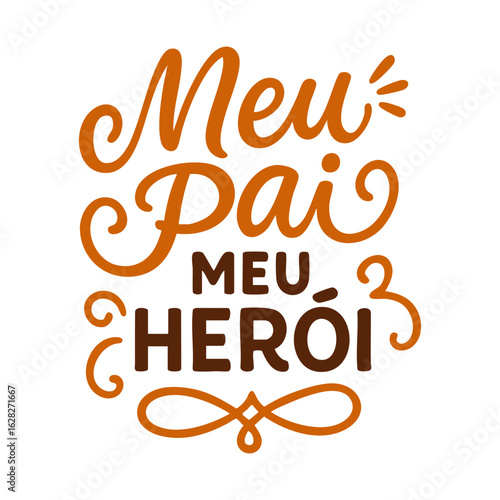 Letras decorativas dia dos pais