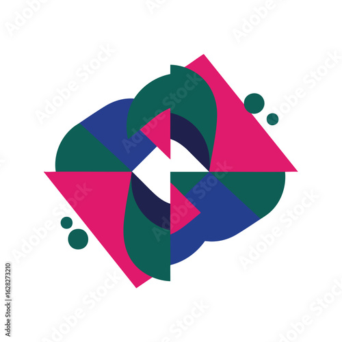 Abstract Geometric Shapes with a Hole