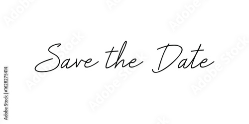 Save the Date – Simple Elegant Handwritten Script Font Logo Vector, save the date vector ideas, calligraphy wedding invitation card font logo
