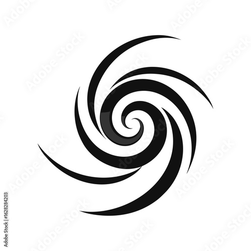 Vector illustration of hypnotic circular whirlpool