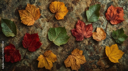 autumn leaves background. colored leaves auptumn