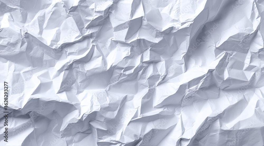 Obraz premium Crumpled white paper texture (3)