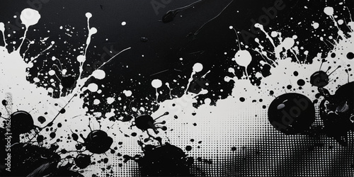Abstract design with white grunge texture and High-resolution distressed surface details, semi-random dust speckles, scratches, noise, and subtle crosshatch patterns, including halftone texture.