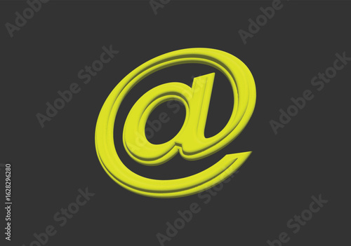 Simple Design Awaiting a Bold Statement An Email Symbol