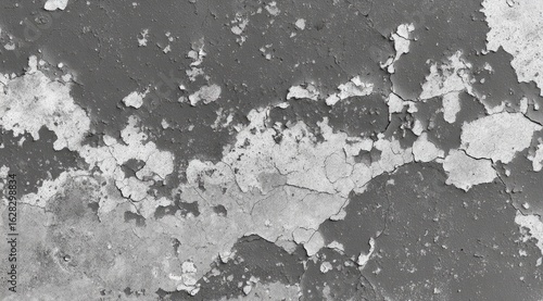Wallpaper Mural Gray weathered surface with cracked and peeling paint Torontodigital.ca