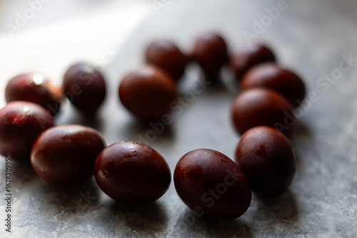 Red Easter eggs for Orthodox Easter, Orthodox traditions