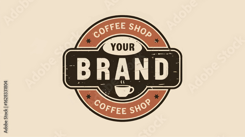 vintage logo coffeshop
