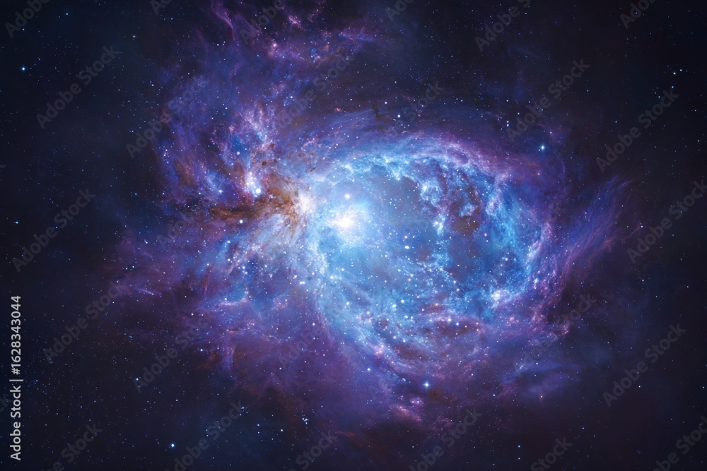 Fototapeta premium 銀河の端における特異な星形成領域