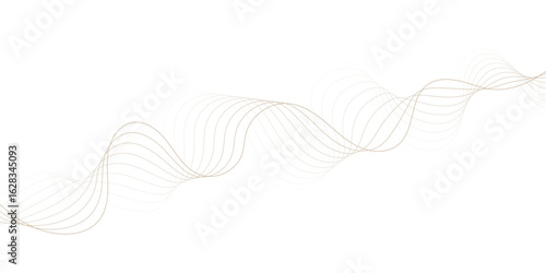  featuring wavy brown lines on a white creating modern and creative wavey  smooth minimalist  and elegant pattern design for wallpaper , banner background.