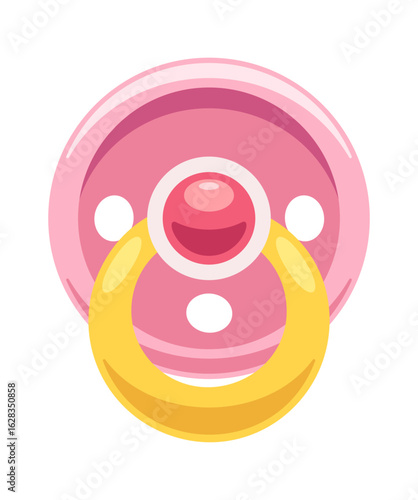Cute round shape sucking dummy