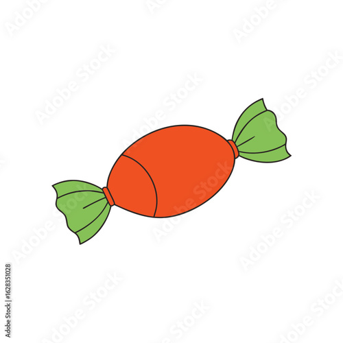 vector illustration of ripe mango
