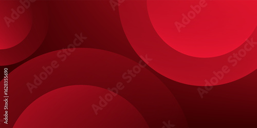 Abstract red background with circles.  Applicable for gift card, Poster on wall poster template, EPS 10
