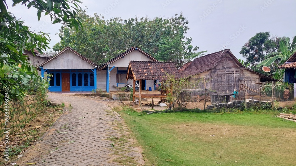 Traditional Javanese Village House in Rural Indonesia - Authentic Local Lifestyle & Architecture Traditional Javanese Village House in Rural Indonesia - Authentic Local Lifestyle & Architecture