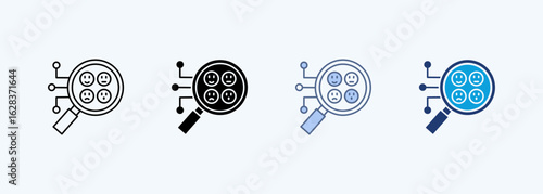 Sentiment Analysis Multiple Style Icon Collection