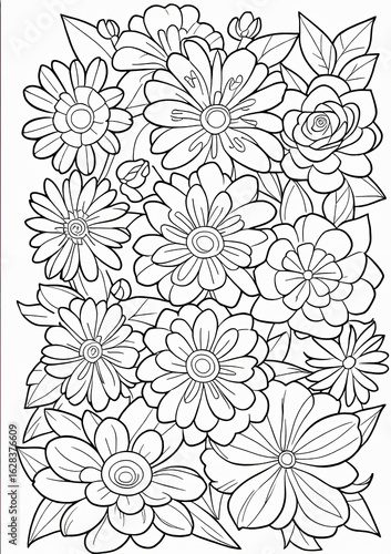 Wallpaper Mural seamless floral pattern Torontodigital.ca