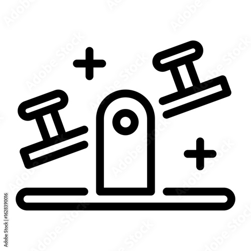 This Balance icon is suitable for Amusement Park, Entertainment, etc.