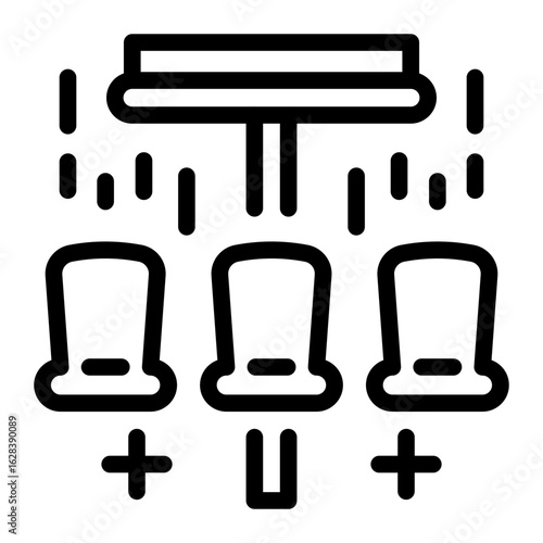 This Drop tower icon is suitable for Amusement Park, Entertainment, etc.
